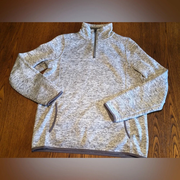 Thread + Supply Gray Quarter Zip Sweatshirt - Picture 5 of 5